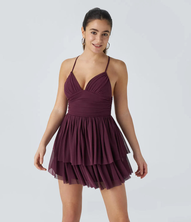 Backless Mini Party Dress