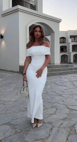 Stella Off-Shoulder Maxi Dress