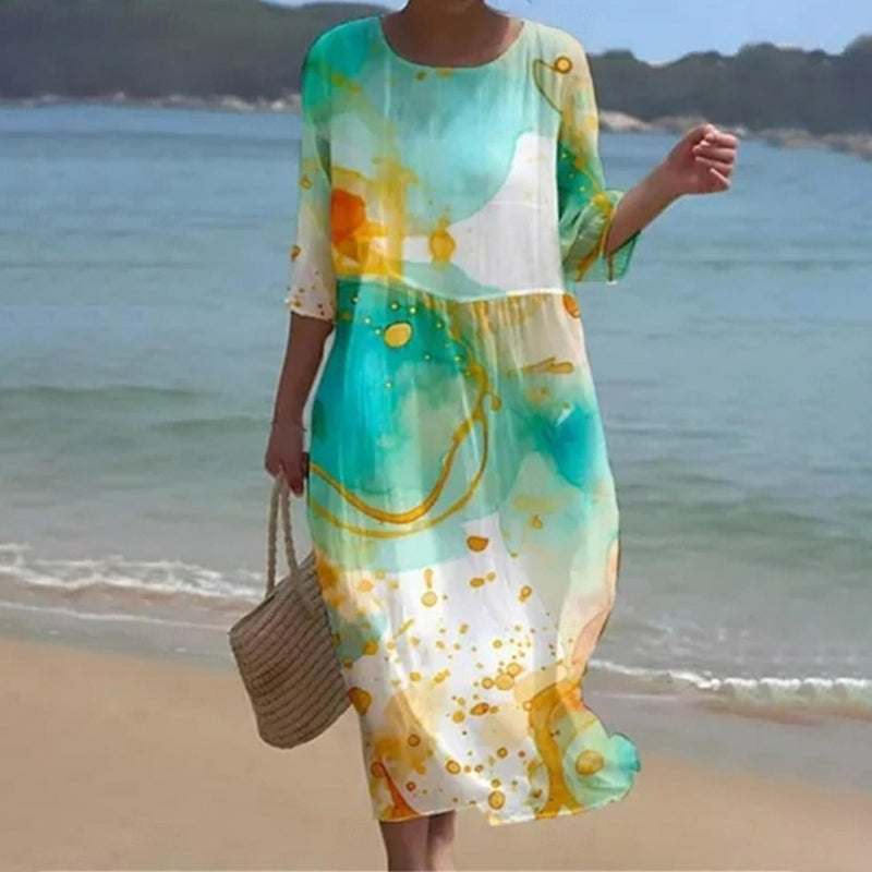 Amara Floral Midi Dress