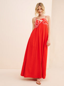 Marina Red Maxi Dress