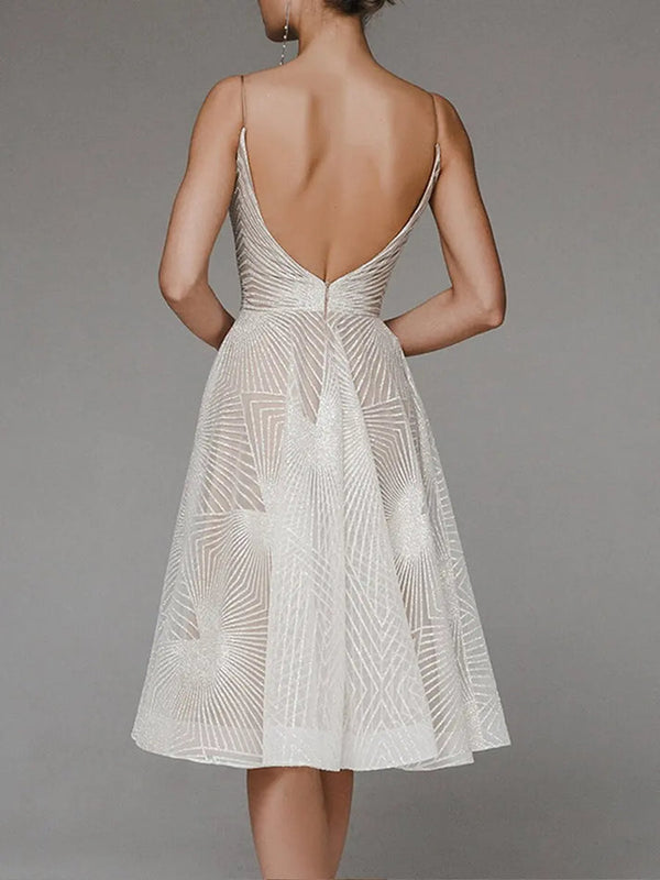 Glamarous Cocktail Backless Dress