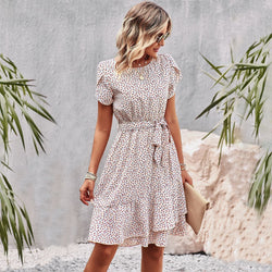 Leah Chic Print Dress