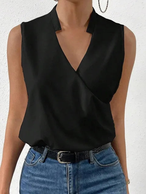 Chic Sleeveless Blouse