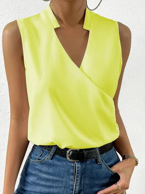 Chic Sleeveless Blouse