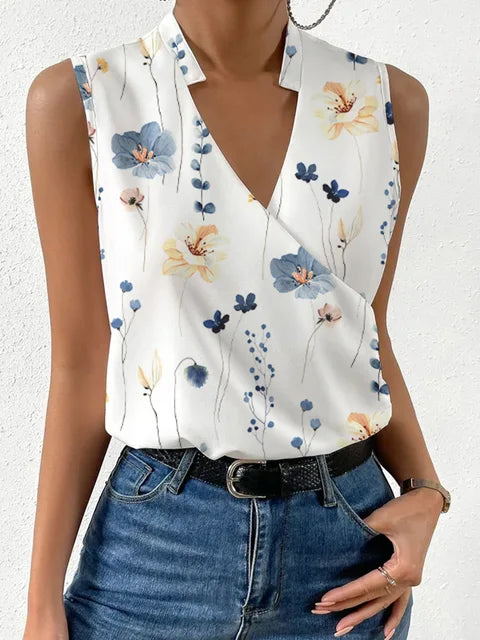 Chic Sleeveless Blouse