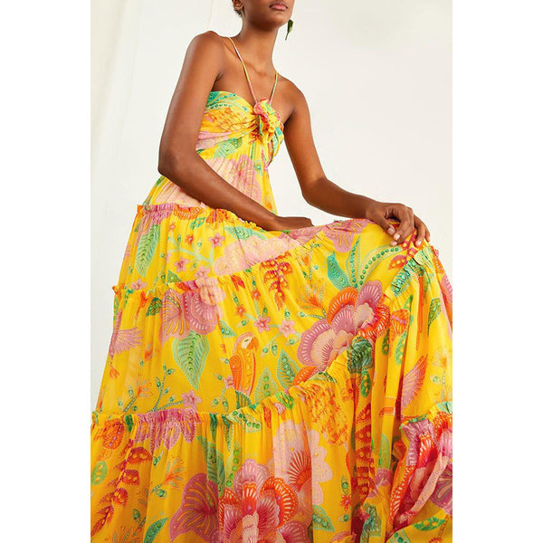 Serena Floral Maxi Dress