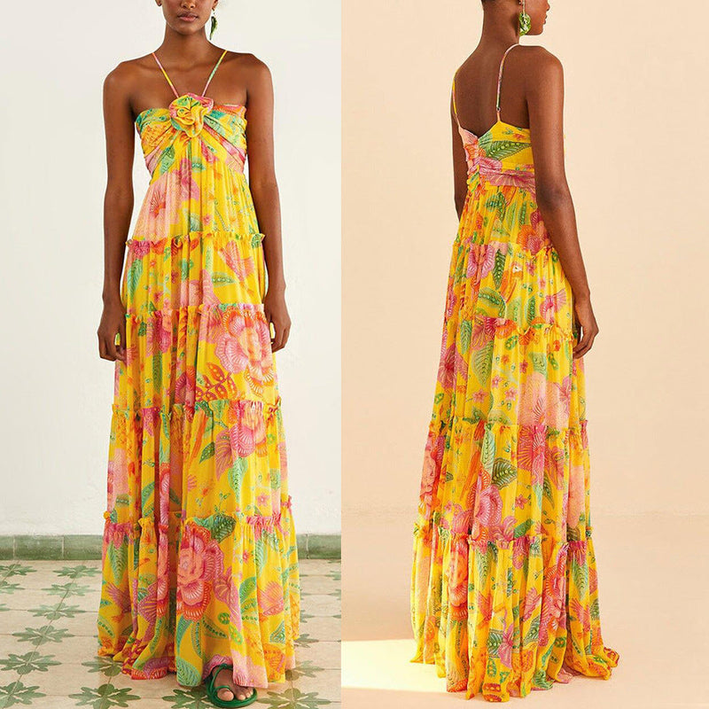 Serena Floral Maxi Dress