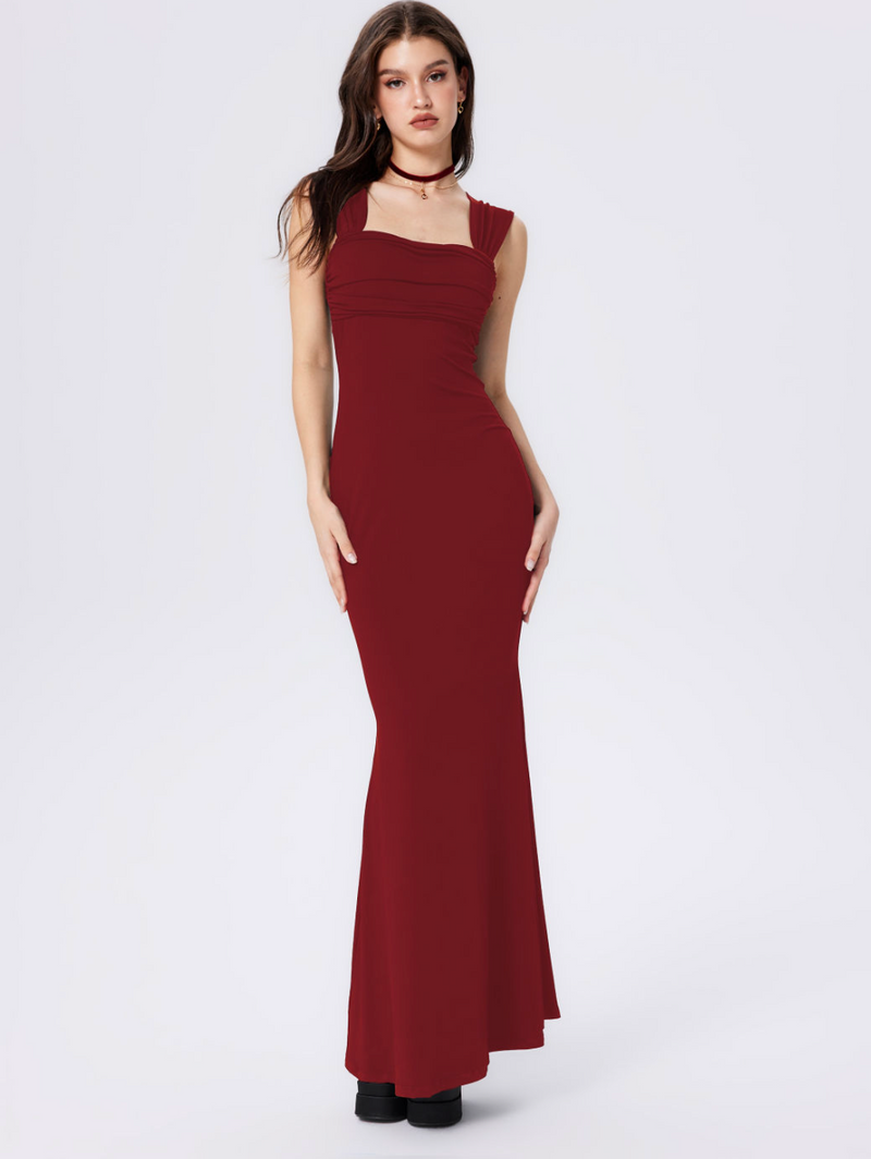 Celeste U-Neck Maxi Dress