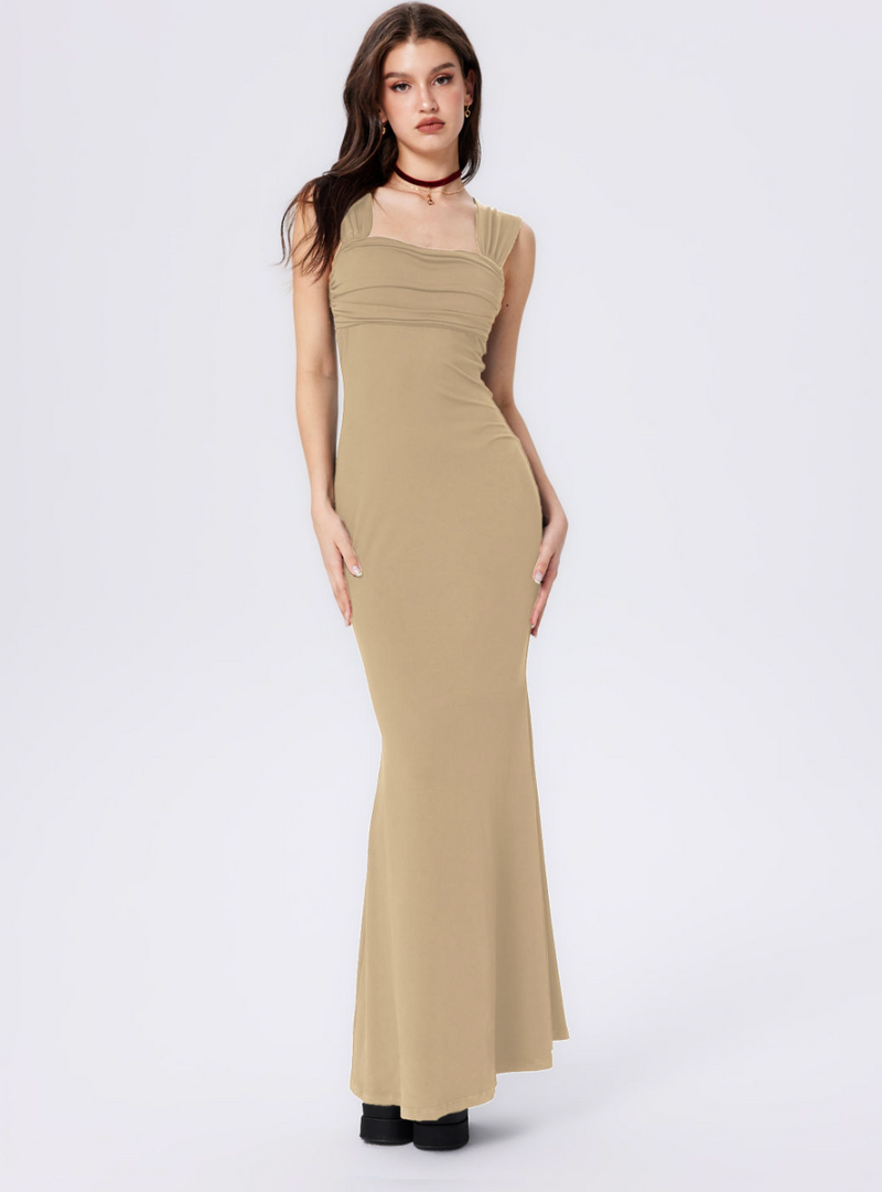 Celeste U-Neck Maxi Dress