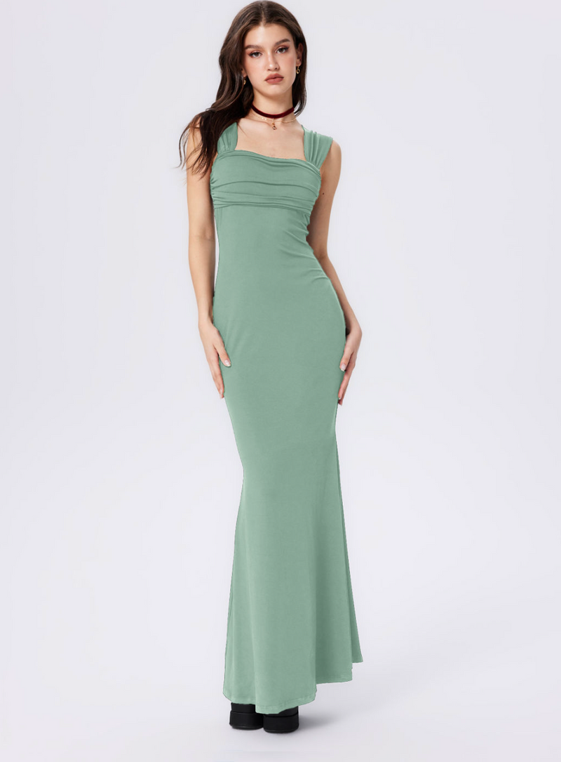 Celeste U-Neck Maxi Dress