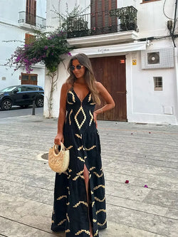 Mia Black Maxi Dress