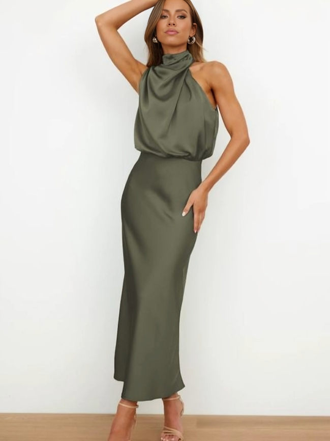 Halterneck Glamarous Long Dress