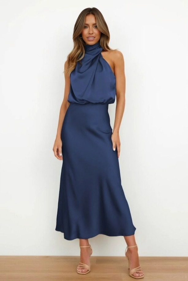 Halterneck Glamarous Long Dress