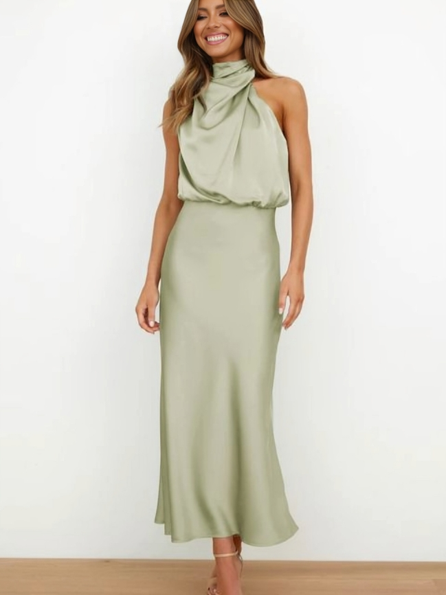 Halterneck Glamarous Long Dress