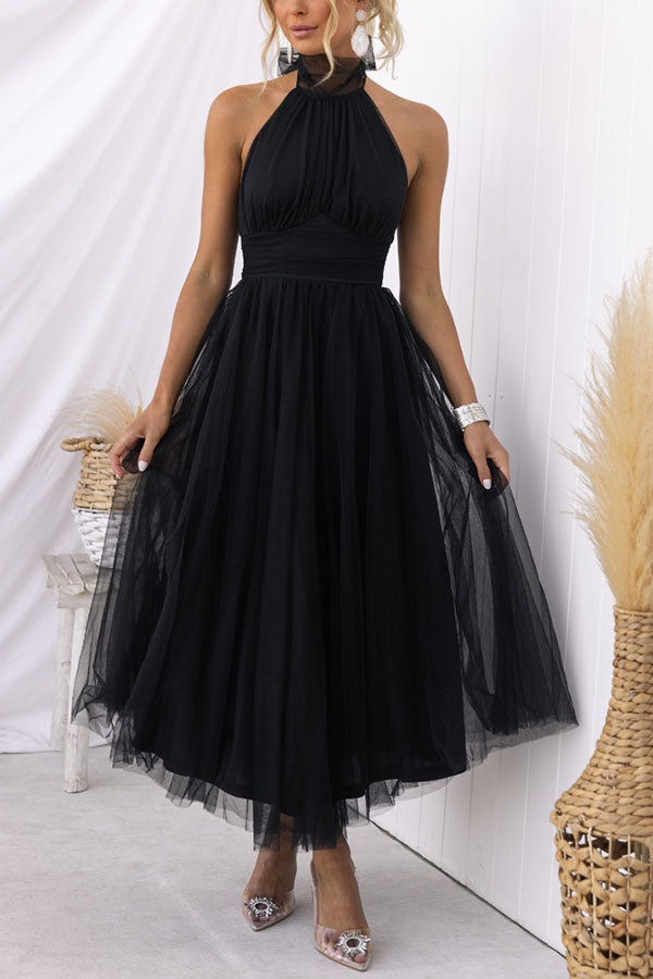 Timeless Halterneck Skirt Dress