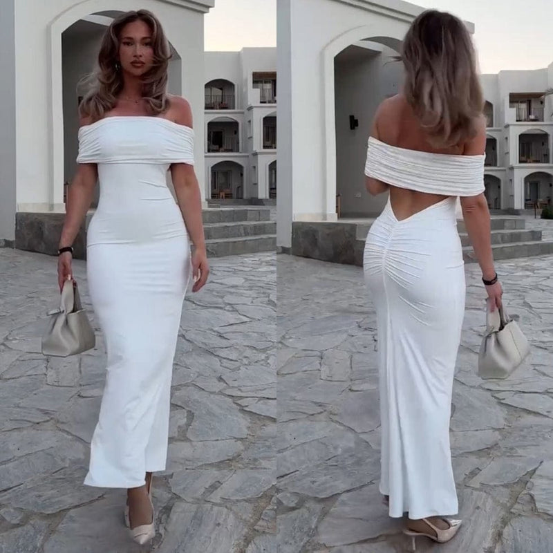 Stella Off-Shoulder Maxi Dress