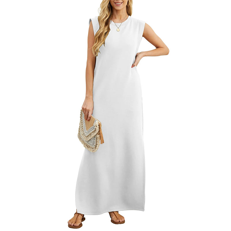 Mila Round Neck Maxi Dress