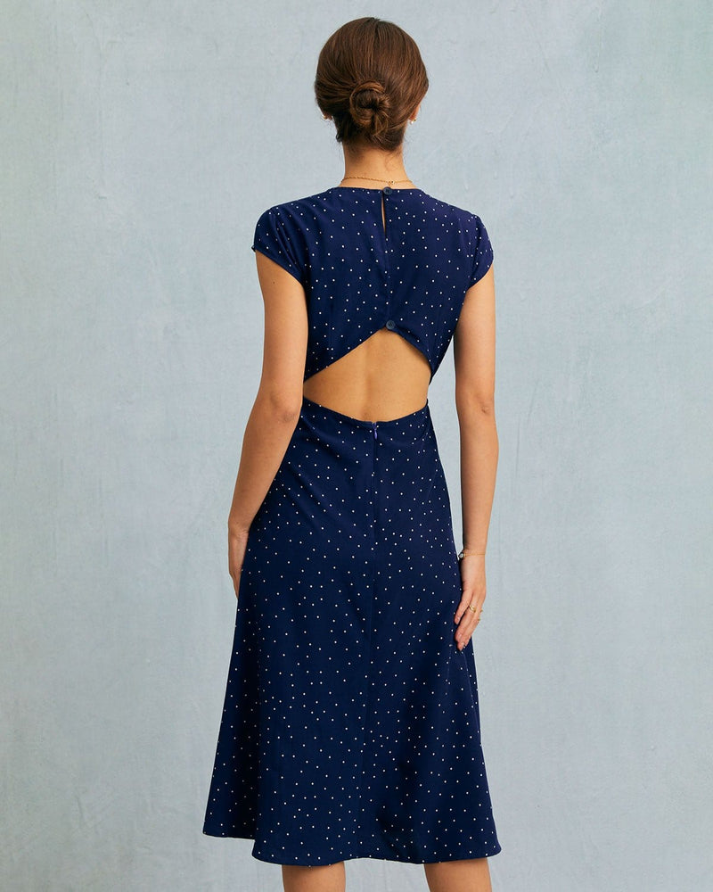 Amelia Polka Dot Midi Dress