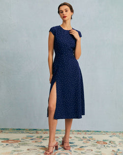 Amelia Polka Dot Midi Dress